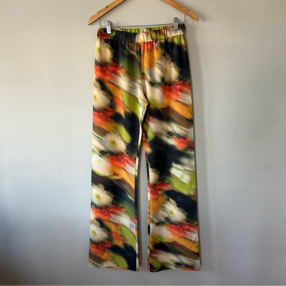 Stine Goya Marc Abstract Floral Straight Leg Pants in Flowers Size XS NWOT - Picture 4 of 10